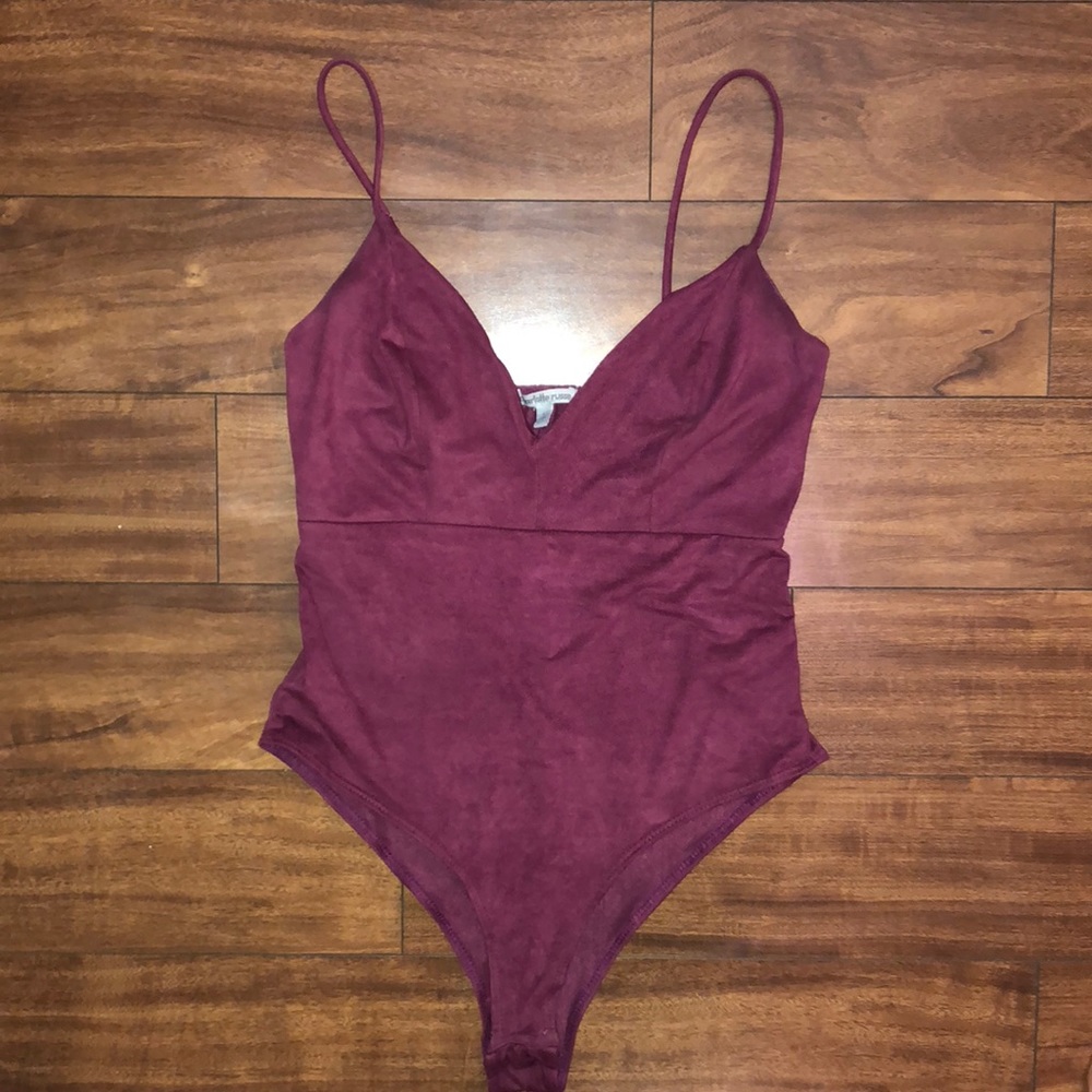 Velvet jump suit top